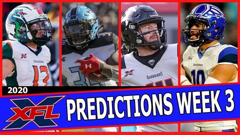 xfl predictions|Iba pa.